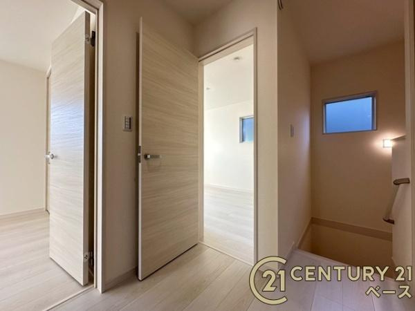 リーブルガーデン田部町 １号棟 ／新築一戸建の内装|■現地撮影写真■こちらは２階廊下部分です！