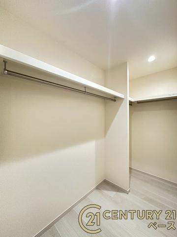 リーブルガーデン田部町 １号棟 ／新築一戸建の収納|■現地撮影写真■主寝室にもクローゼットを完備！