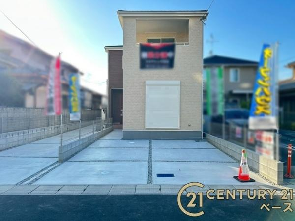 リーブルガーデン田部町 １号棟 ／新築一戸建の駐車場|■現地撮影写真■駐車スペース２台分完備！