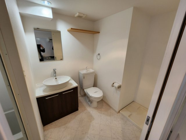 チェルカーレ清水の洗面所