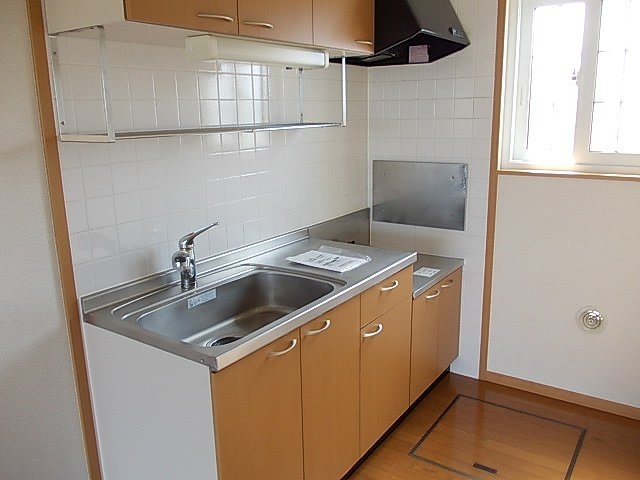 ソフィーシアＢのキッチン|お料理しやすいキッチンです