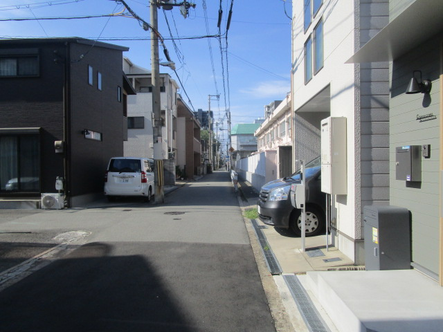 大阪市西成区松３丁目の倉庫の周辺