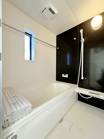 新築戸建・建売　郡山市田村町金屋字上川原　CRADLE GARDEN　全4棟の浴室|浴室乾燥機付きで雨の日や花粉の時期でも室内干しができるので安心です！
