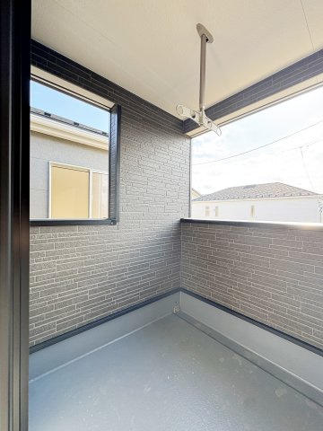 新築戸建・建売　郡山市田村町金屋字上川原　CRADLE GARDEN　全4棟のバルコニー