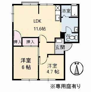 サンライフ光A棟の間取り