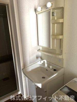 【洗面所】 | グレイス・クレセント C棟 | 洗髪洗面化粧台