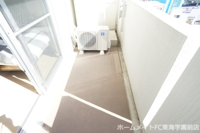 熊本市中央区白山２丁目の賃貸マンションのバルコニー