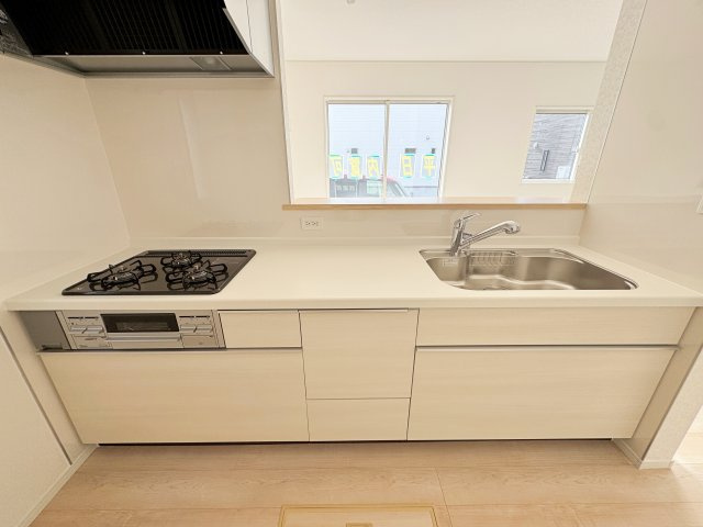 新築戸建・建売　郡山市田村町金屋字上川原　CRADLE GARDEN　全4棟のキッチン