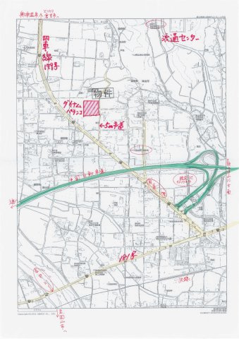 津山市神戸　売土地　3338坪の地図