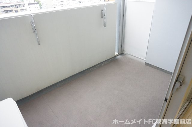 熊本市中央区水前寺３丁目の賃貸マンションのバルコニー