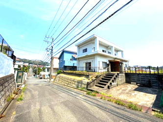 閑静な住宅街　整形地の画像