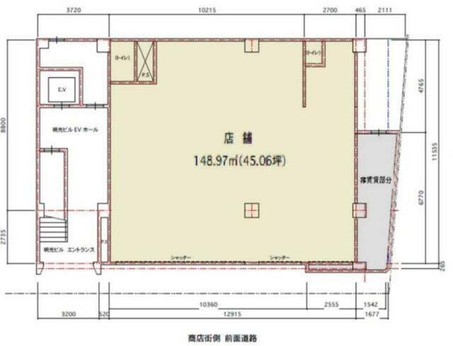 明光ビル本館の区画図| 