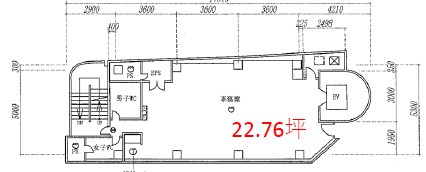幸福ビル別館の間取り