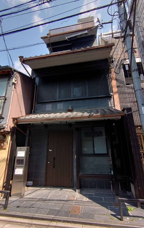 祇園新橋店舗兼居宅の外観