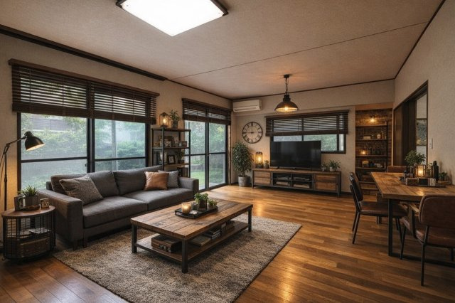 【居間・リビング】の画像