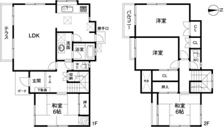 【間取り】 | 有野町唐櫃　中古戸建 | 図面と現況が異なる場合は現況を優先します
