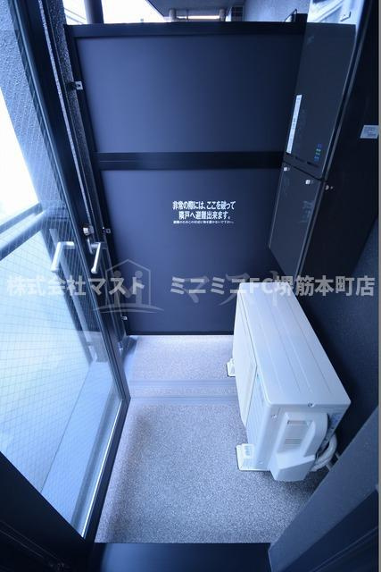 エトワール北新地のバルコニー