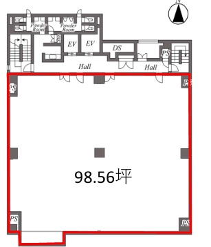 難波御堂筋ウエストの外観