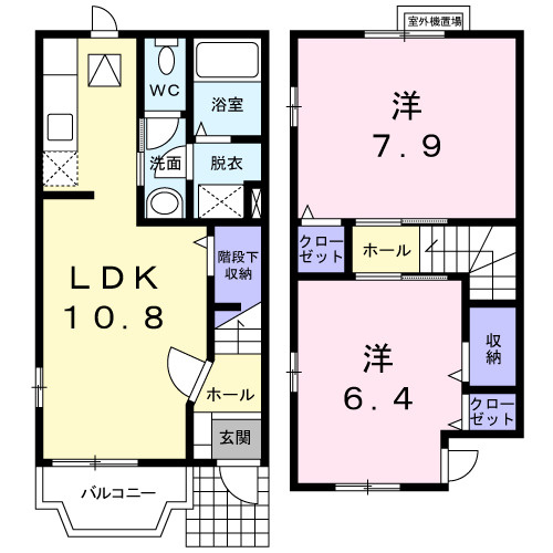 【間取り】 | ソレビューフランⅡ