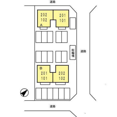 【区画図】 | ドミール貴幸 A棟