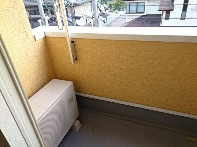クラッセ弐番館のバルコニー
