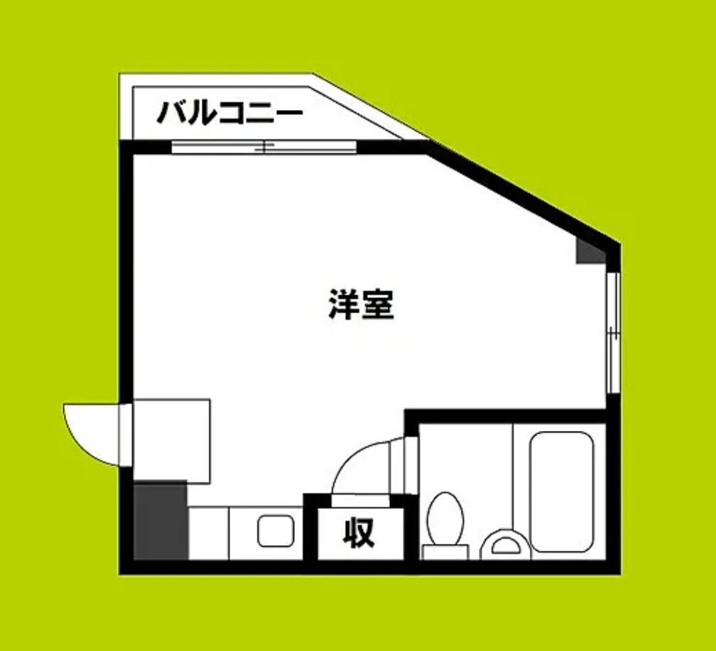 大阪市城東区鴫野西5丁目　一棟売マンションの間取り