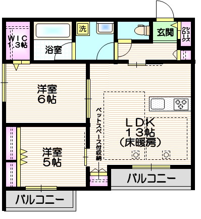 イル・ラシーヌⅣの間取り