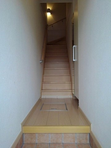 ブルー　ツリー　コートＡの玄関