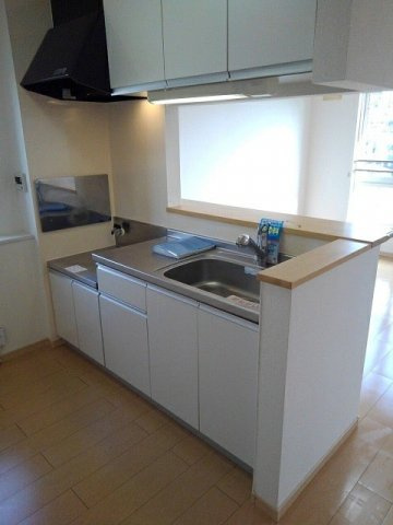 ブルー　ツリー　コートＡのキッチン