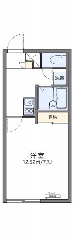 レオパレスハイサンドヴィラの間取り