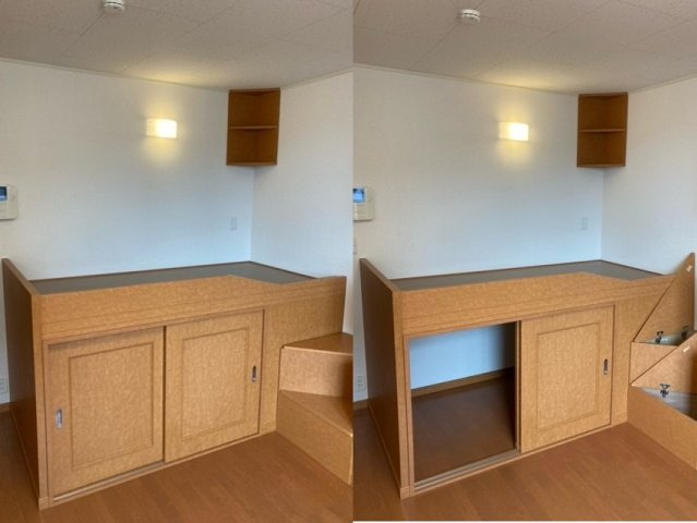 レオパレスＨＯＴハウス登別の寝室