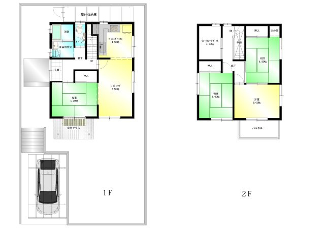 三木市緑が丘町西2丁目中古戸建の間取り
