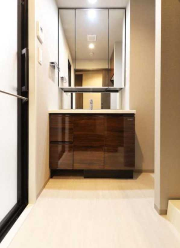 レジデンス桜新町ガーデン　ペット相談　フリーレント　礼金０の洗面所