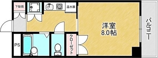 ラファイン江坂の間取り