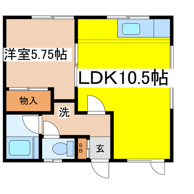 カネサマンションの間取り