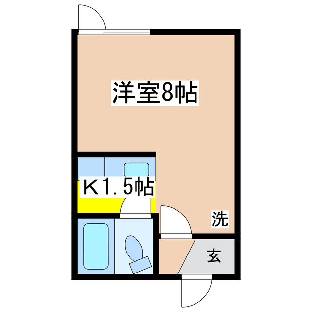アップルマンションの間取り