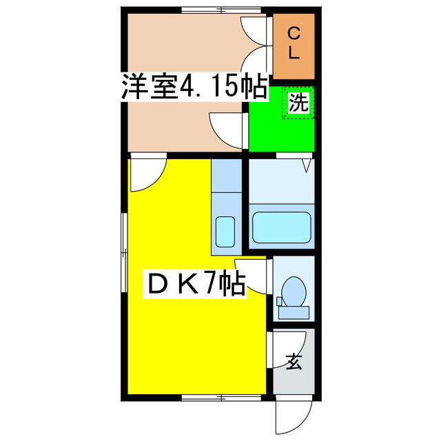 ヒラサワアパートの間取り