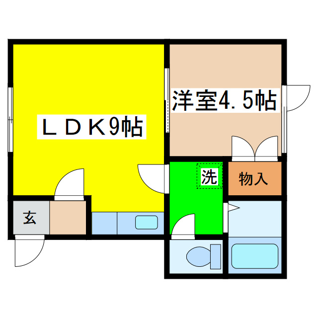 ミストハウスⅡの間取り