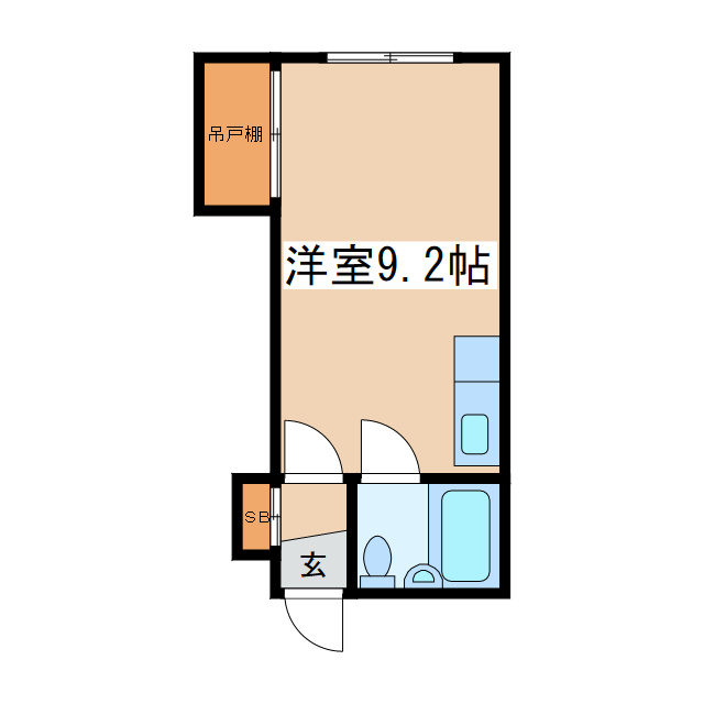 エスポワールハイツの間取り