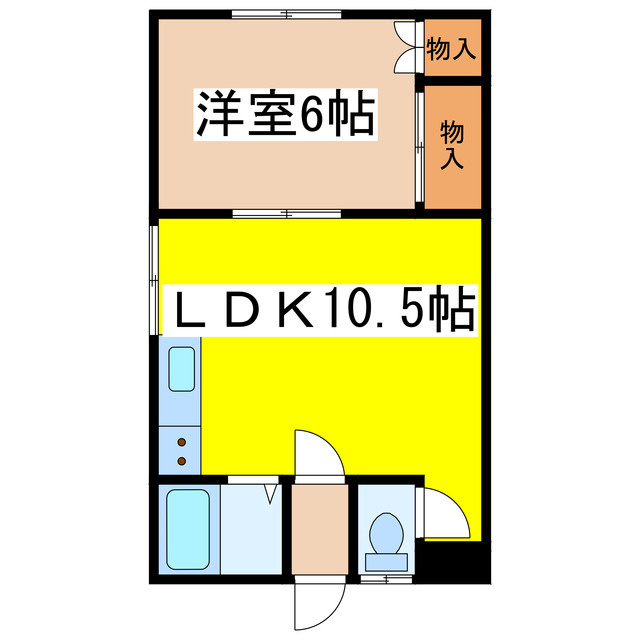 富士見東棟の間取り