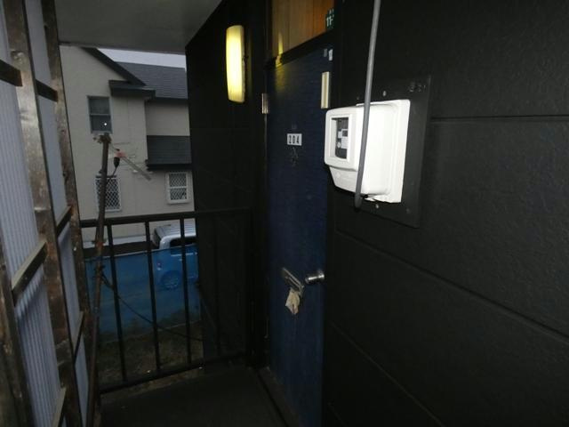 富士見東棟の玄関