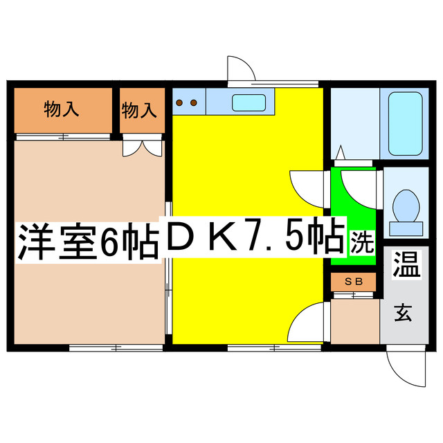 コーポ樹の間取り