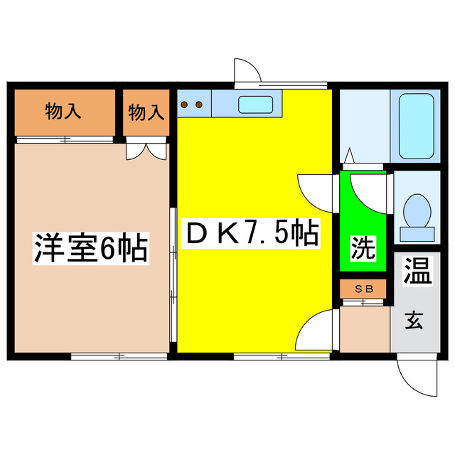 コーポ樹の間取り