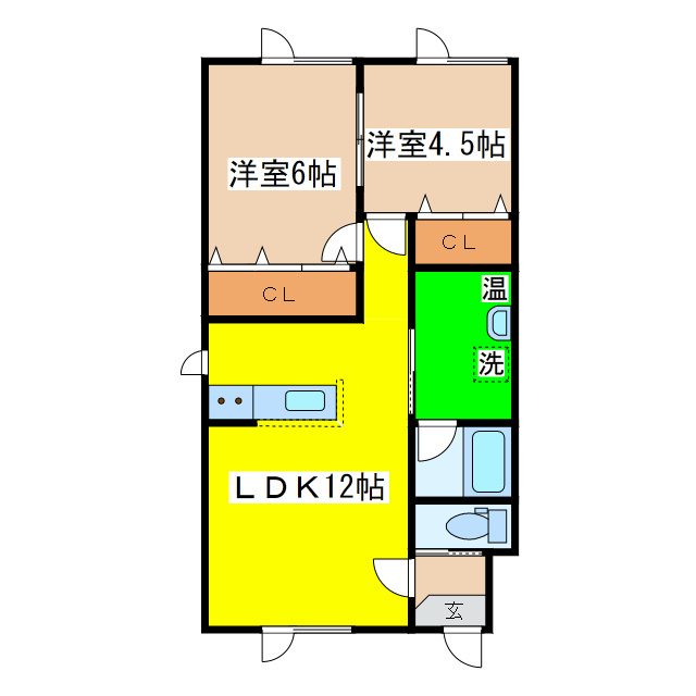 ワンダフル24の間取り