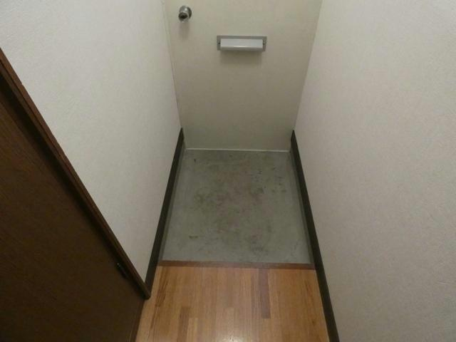 ハイムかん田の玄関