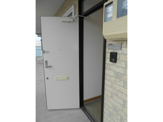 コーポリベラルⅡの玄関