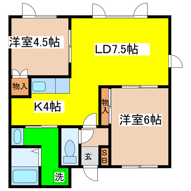 ブランシェの間取り