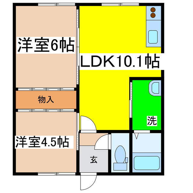 大王マンションの間取り