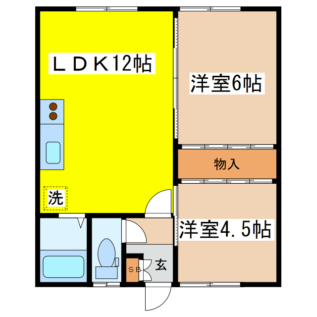 大王マンションの間取り
