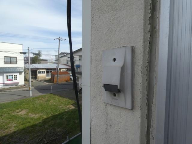 大王マンションの玄関